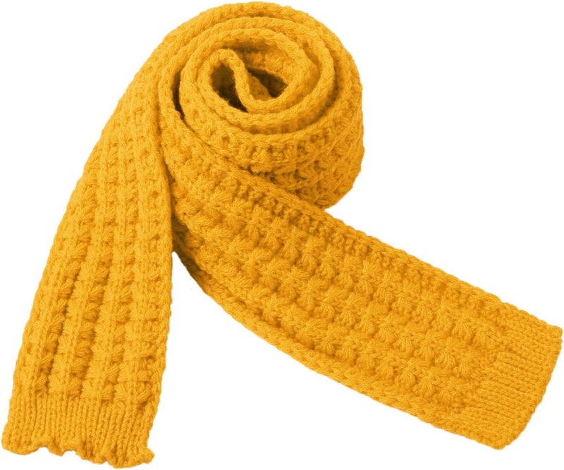 BEARUN Kids Knitted Scarf Winter Fashion Solid Color Toddler Baby Warm Scarves Wrap Neck Warmer for Girls Boys - Image 2
